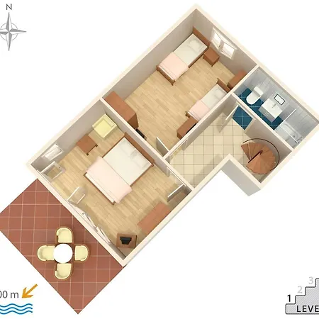 Seaside House Okrug Gornji, Ciovo - 8645 *